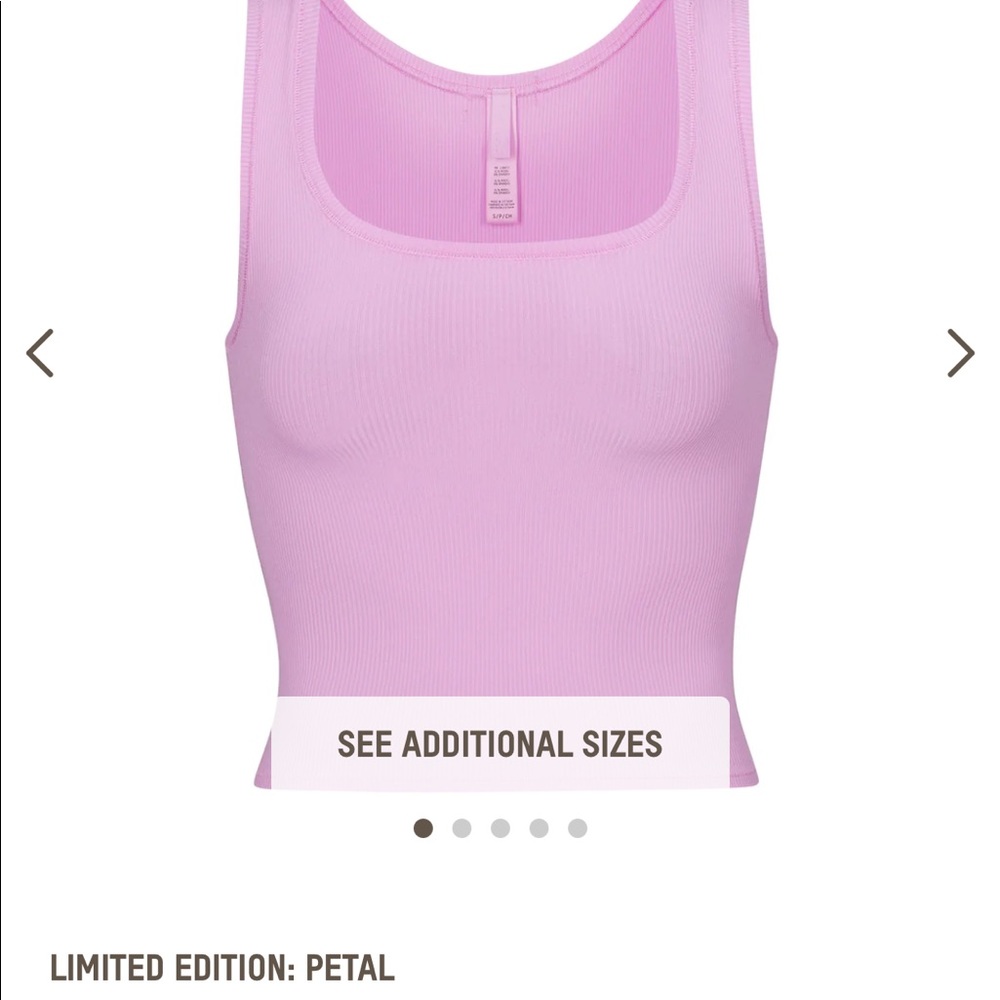 Skims Soft Lounge Tank in Petal